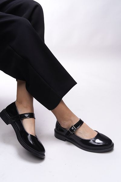 Riccon Saelheira Women's Ballerinas 0012250   Black Patent Leather