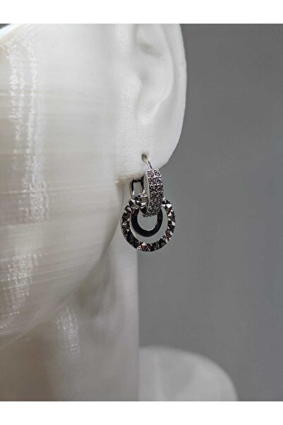 FOR YOU TAKI by Ezgi Women's Steel Nested Hoop Earrings