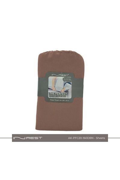 INREST 100% Cotton INREST Fitted Sheet 160*200 + 38 cm