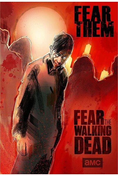 Fidelyo Tasarım Fear the Walking Dead (2015) 18 ( TV - DİZİ ) FOLYO AFİŞ - POSTER
