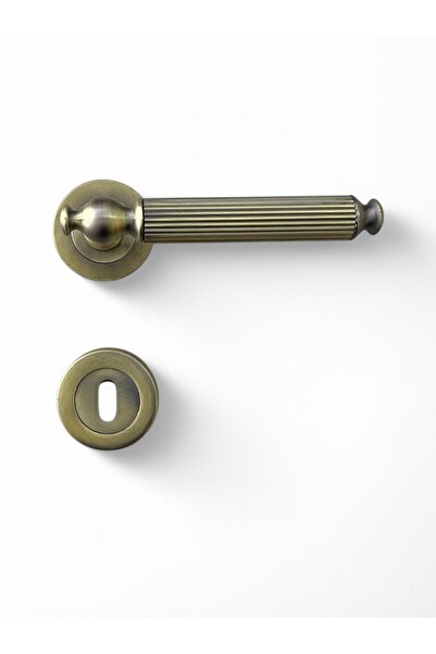 evnepa Kapı Kolu Antik Sarı Kapı Kolu Rustik Kapı Kolu Takımı Antik Kapı Kulpu ODA Rozetli