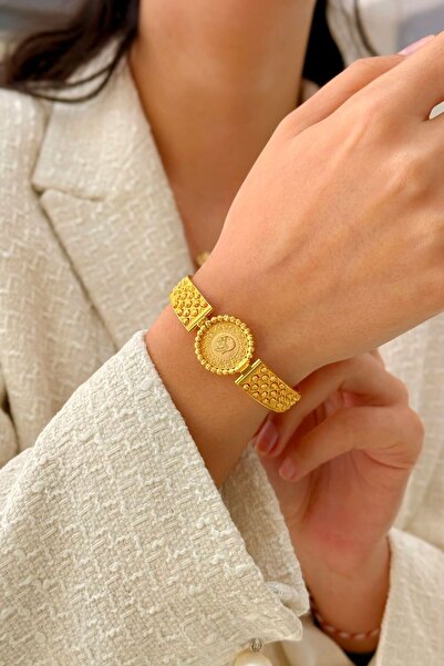 SEYHAN KUYUMCULUK Çeyrek Altınlı Kelepçe Bilezik