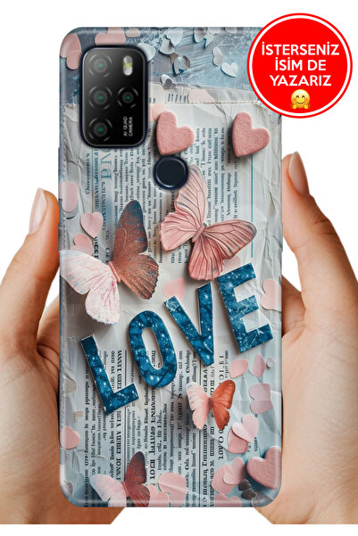 omix X300 - X500 Kılıf Desenli Baskılı Kamera Korumalı Silikon LovePainting