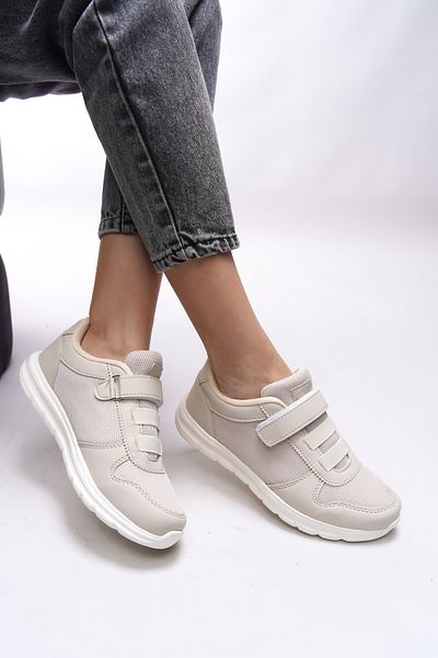 Riccon Tenis de damă bej Aelrathla 0012616