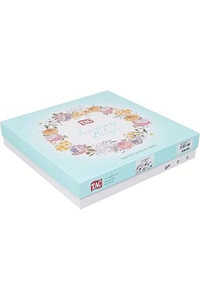 Hepta Collection Taç Belinda Ranforce Floral Patterned 100% Cotton Duvet Cover Set, Lilac, Single (Duvet Cover: 160X220