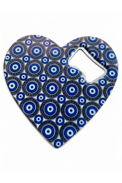 GALATA GIFT Magnet - Bottle Opener - Soda Pop with Evil Eye Beads - Refrigerator Magnet