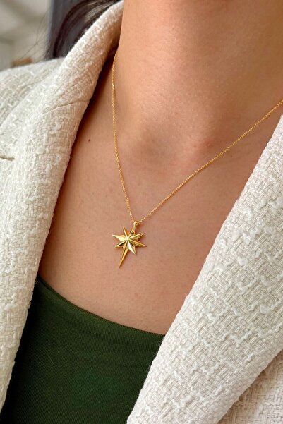 SEYHAN KUYUMCULUK 22 Ayar Altın Kuzey Yıldızı Kolye