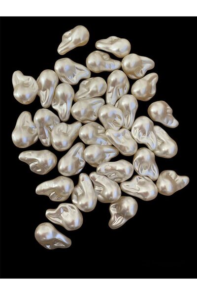 312 KONSEPT 30 Mm 50 gram 17 Adet 3 Cm Akrilik Barok Inci Boncuk