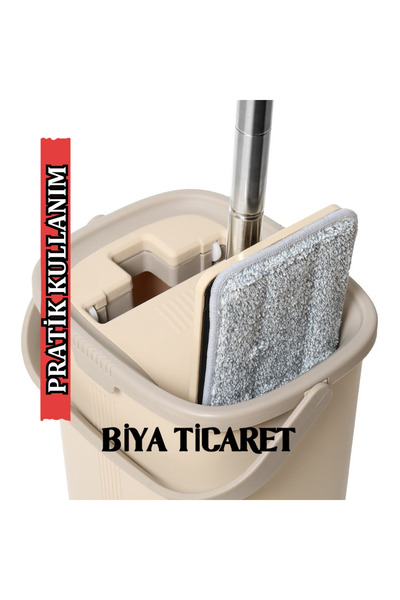 BİYA Tablet Mop Temizlik Seti (Dikdörtgen Paspas Takımı)
