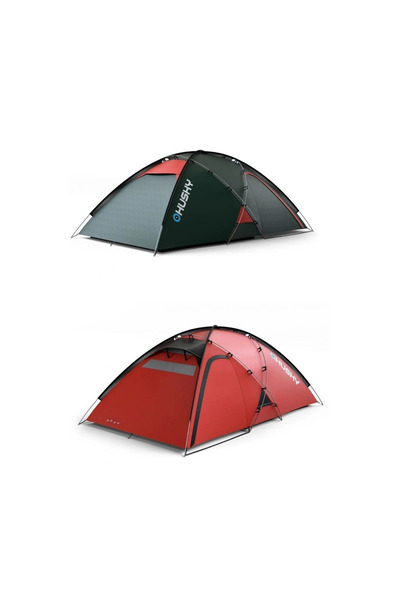 HUSKY KAMP ÇADIRI FELEN 3+1 KİŞİLİK -YEŞİL 5 MEVSİMLİK