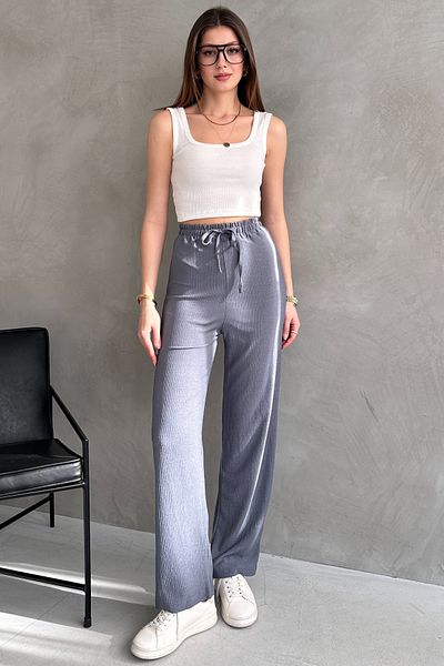 Rabi Shine Bürümcük High Waist Elastic Pants