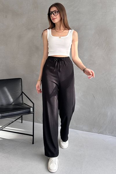 Rabi Shine Bürümcük High Waist Elastic Pants