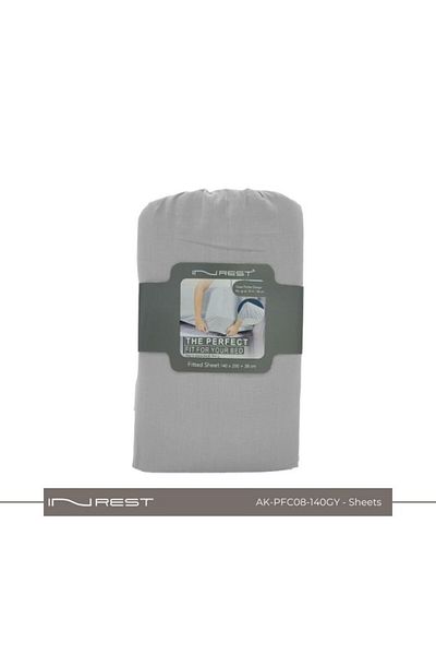 INREST 100% Cotton INREST Fitted Sheet 140*200 + 38 cm