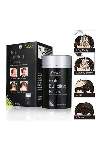 Dexe Hair Building Fibers Black 22grams