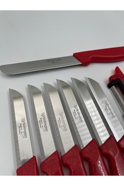 HerkeseUygun Solingen 9 Piece Set of Knives and Peelers