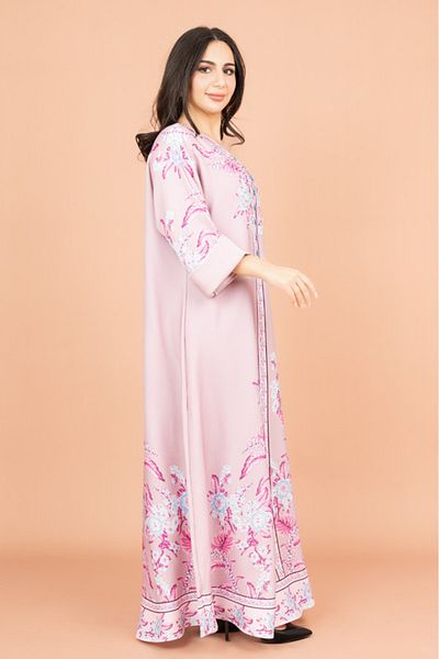 IKKXA Crystal Enchant Print Jalabiya
