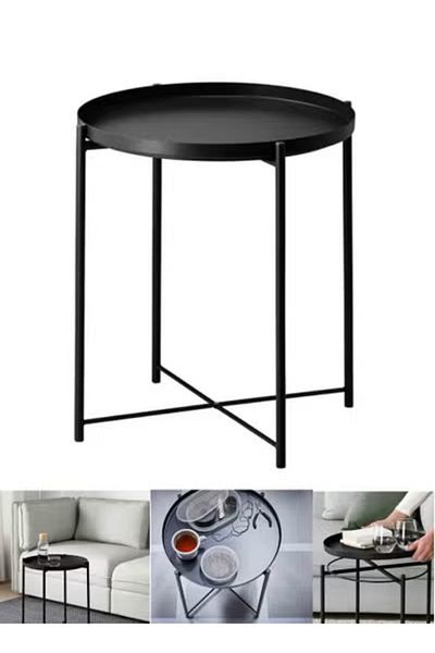co arma Round table suitable for placing next to the bed or sofa 50*40 cm