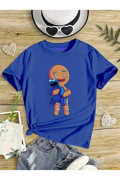 New Shine 1 tricou este un cadou pentru achiziții de 6 și peste în coș - Tricou pentru copii supradimensionat Cookie Man