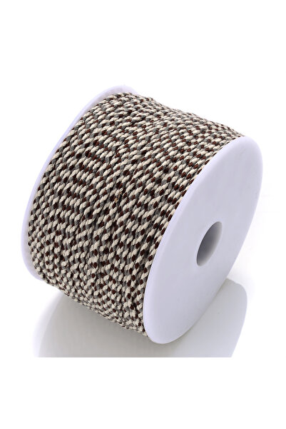 Choice حبل مضفر من القطن بأربعة خيوط بثلاثة ألوان وطول 10 أمتار، حبل يدوي ملت...