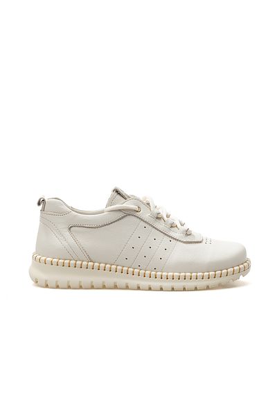 Mammamia Pantofi de damă din piele naturală pantofi casual 25 ani D25ya-3275 Z crem