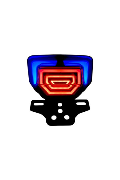 monero CG Arka Stop Sport Led Model Şeffaf Camlı