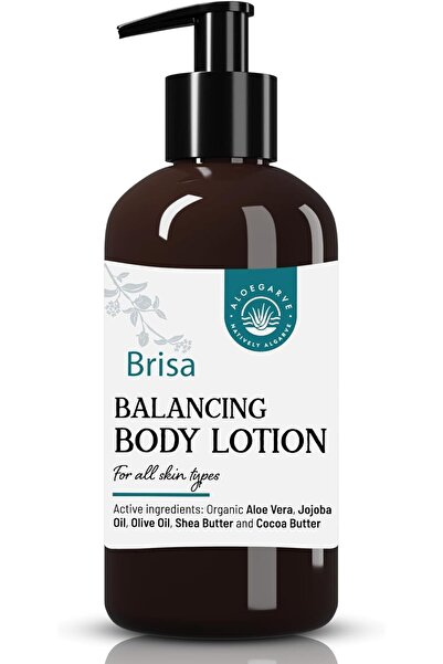 Aloegarve لوشن الجسم بريسا بالألوفيرا للبشرة الجافة مع فيتامين E، مرطب عضوي (...