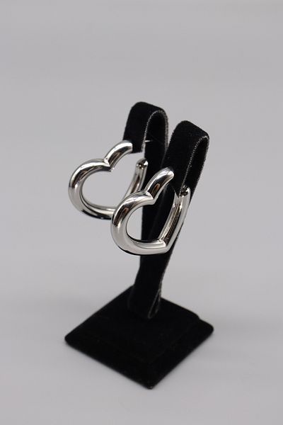HFKY Steel Heart Earrings. Heart Earrings Hfky24