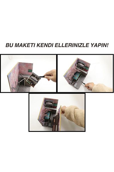 minyaturia DIY Miniature Booknook |   Miniature Model House |   DIY Hobby Set