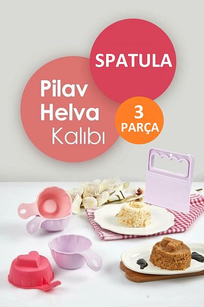 DEPOKON Professional Set of 2: Spatula and Cake Mold