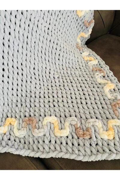 Genel Markalar Puff El Örgüsü Özel Tasarım Bebek Bahtaniyesi