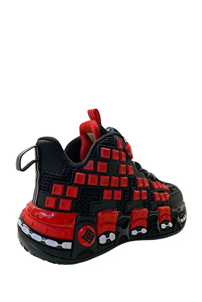 pepino 1974 Orthopedic Unisex Kids Black/Red Basketball Shoes