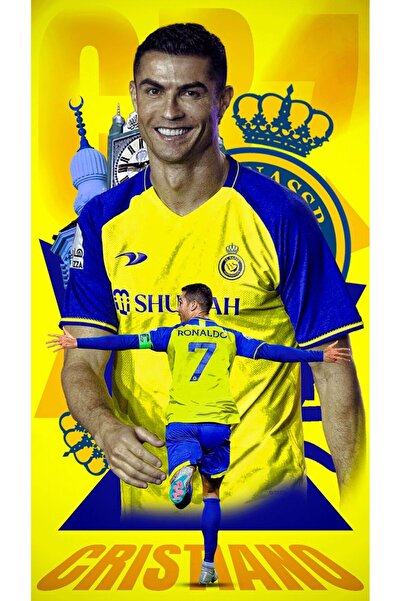 Sticksy Cristiano Ronaldo 33x48 Poster Duvar Posteri - Kağıt Afiş HD Baskı