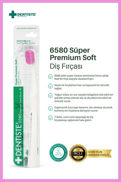 Dentiste 6580 Super Premium Soft White Toothbrush