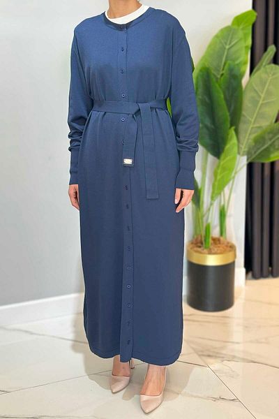 Missemramiss Navy Blue Strano Specialle Cardigan 4715