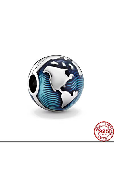 Hector&Co. Jewellery Gümüş Dünya Klips Charm