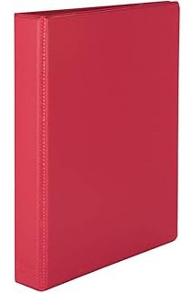 Mu Art Ahşap 2K Document Presentation Folder A5 Pvc 3 cm 4 Rings 19,5X23 cm Red