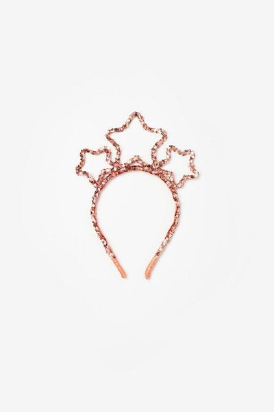 Le Mabelle Starry Rose Sequin Girl's Crown