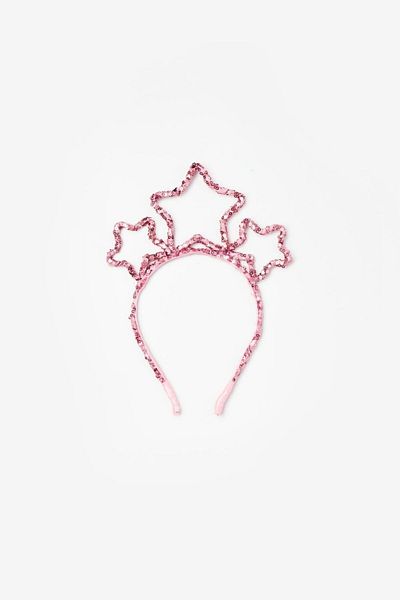 Le Mabelle Starry Pink Sequin Girl's Crown