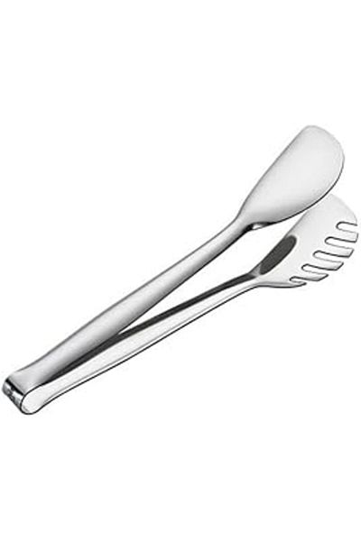 Mu Art Ahşap Nehir Nehir Stainless Steel Salad Tongs