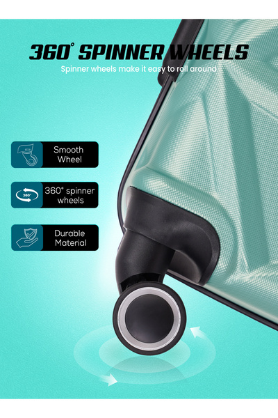 PARAJOHN MATRIX 1 Pieces 23 inch Check in Hard Side Luggage - Green