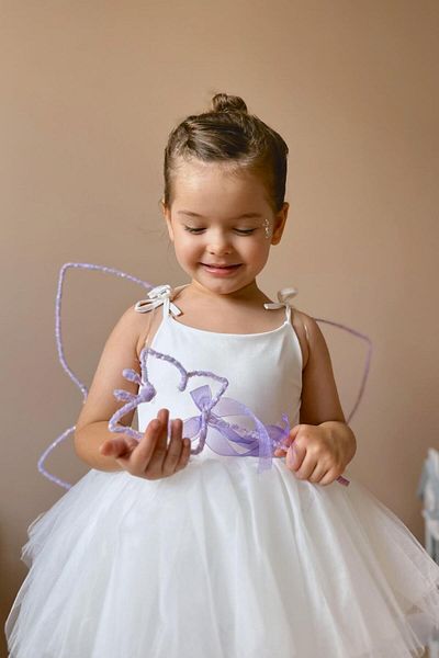 Le Mabelle Lilac Sequin 2-Piece Butterfly Wand Set