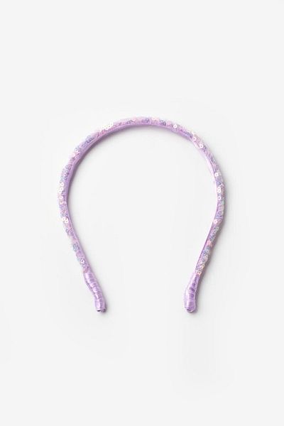 Le Mabelle Lilac Sequin Girl's Crown