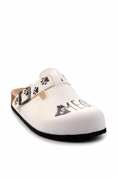 Bambi Beyaz   Kadın Terlik K04468000409