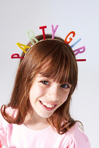 Le Mabelle Party Girl Written - Multicolored Girl's Crown
