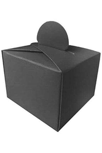 Acar Süs - Siyah Karton Kutu Lokumluk 25 At