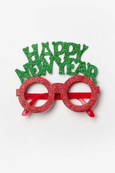 Le Mabelle Green Happy New Year Children's Christmas Party Glasses
