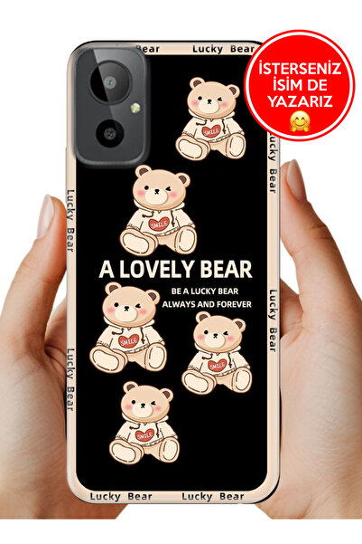 General Mobile GM 23 SE G314 Kılıf Rubber Esnek Silikon Tam Koruma Smile Bear