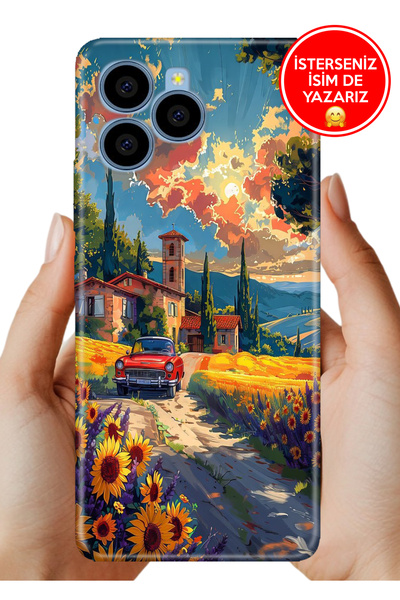 omix X6 Uyumlu Kılıf Kamera Korumalı Full Desen Arka Silikon Köyüm