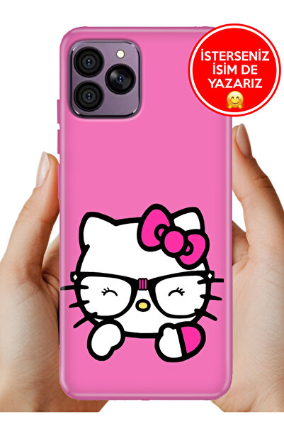 HİKİNG A41 Kılıf Desenli Baskılı Kamera Korumalı Silikon KittyGo