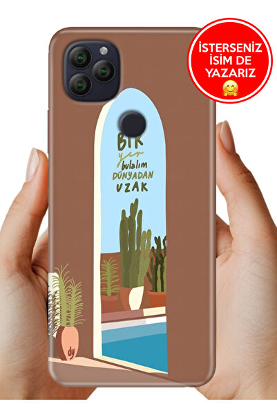 General Mobile GM 22 - GM 22S G312 Kılıf Desenli Baskılı Kamera Korumalı Sili...